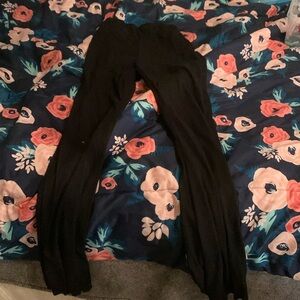 A Confy pair of thin breathable flared pajama leggings